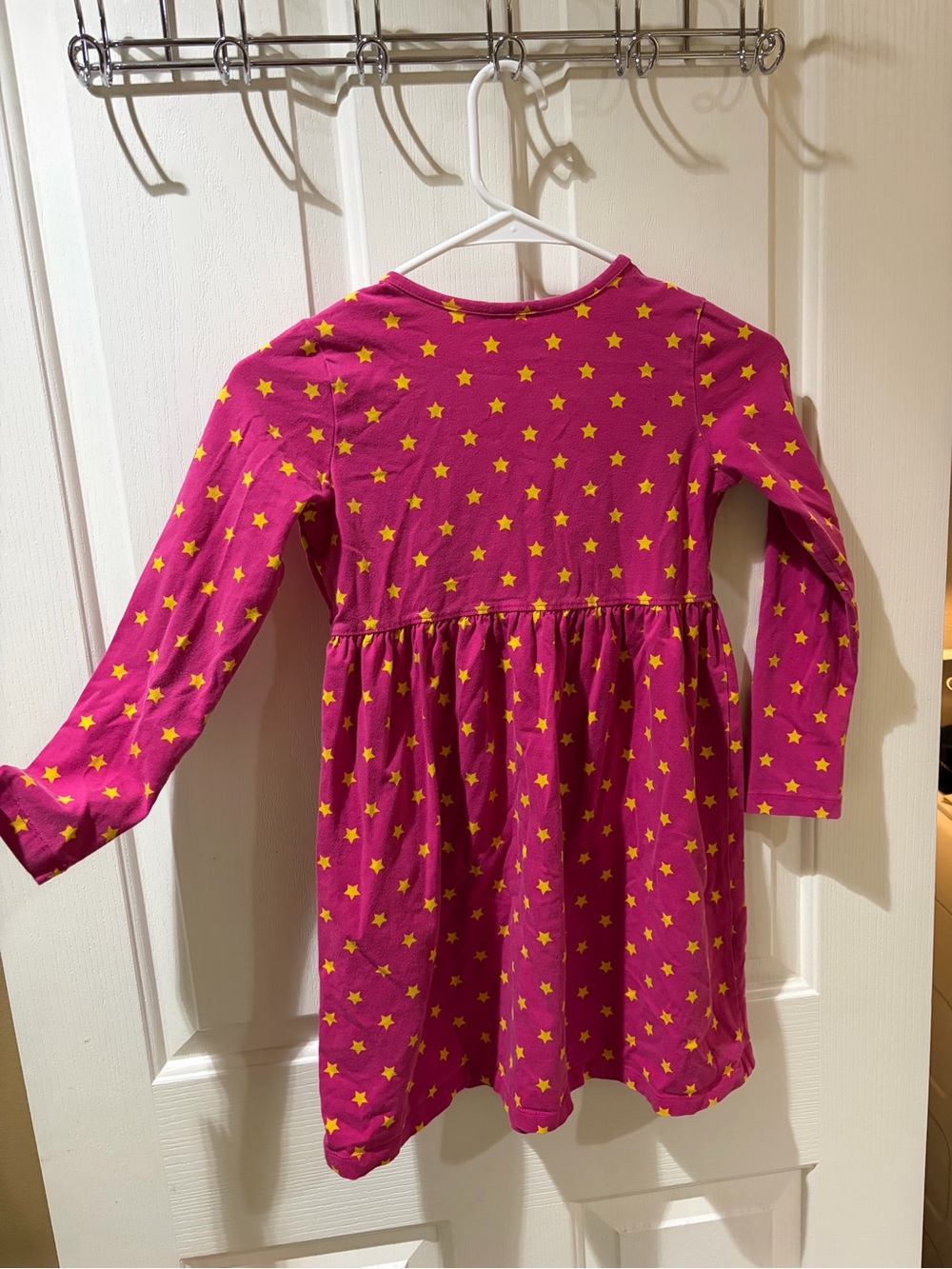 Hanna Andersson Bright Pink Star Dress - Picture 8 of 8